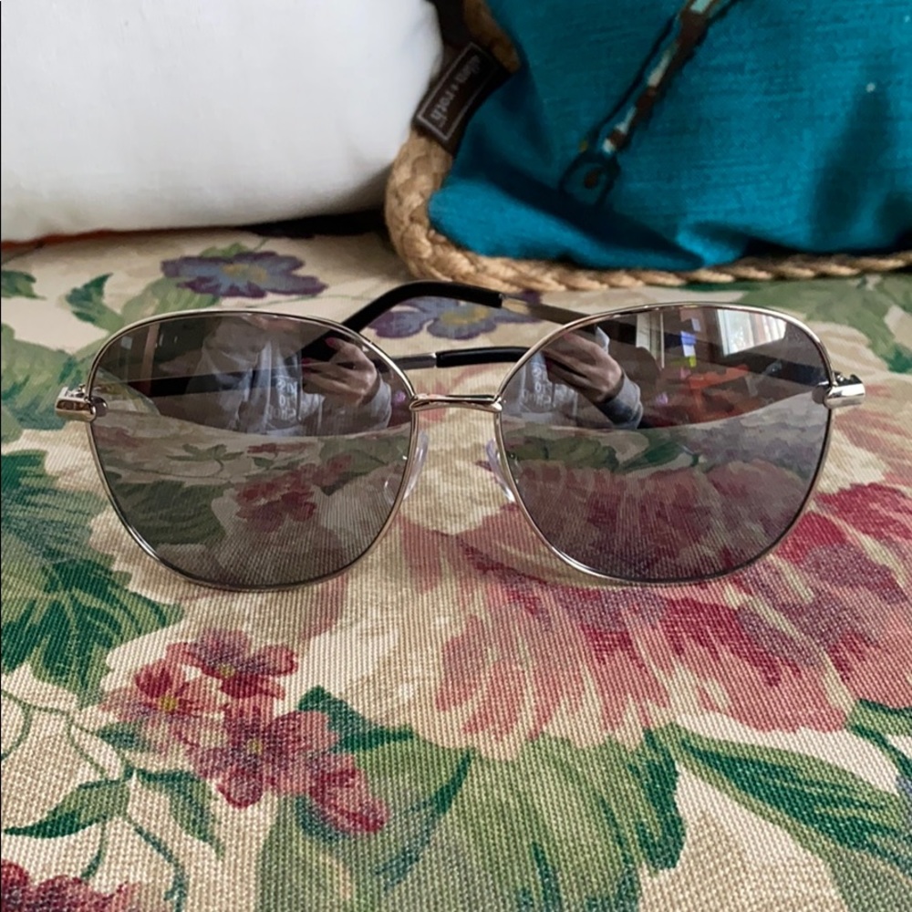 Black and silver sunglasses